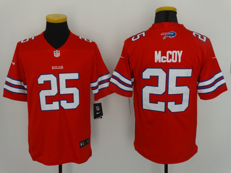 Men's Buffalo Bills LeSean McCoy #25 Red Jersey
